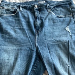 Good Condition Good American Good Legs Crop Jeans